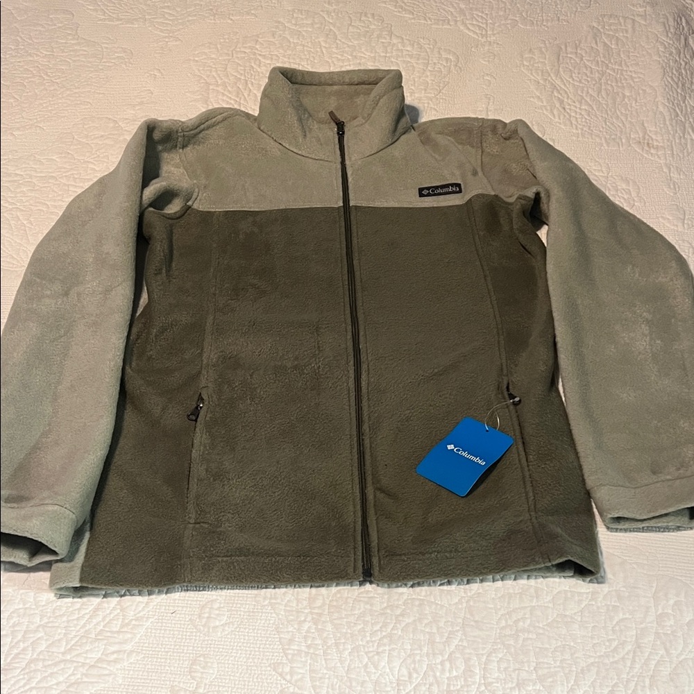 Columbia Olive and Sage Fleece Jacket
